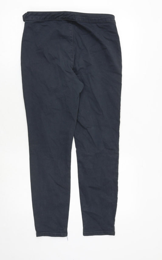 Phase Eight Womens Grey Cotton Skinny Jeans Size 30 in Regular Zip