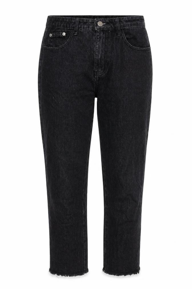 Womens UK Size 10 Momokrom Regular Fit Mom Black Jeans