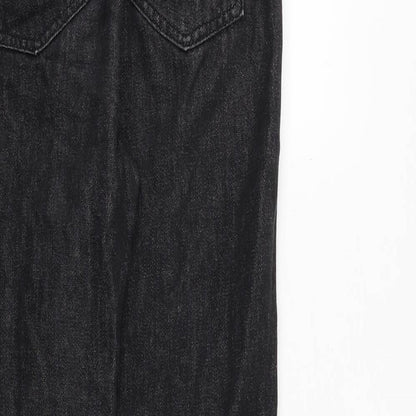 Womens UK Size 10 Momokrom Regular Fit Mom Black Jeans