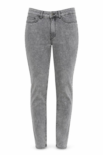 Womens UK Size 10 H&M Regular Fit Skinny Grey Jeans
