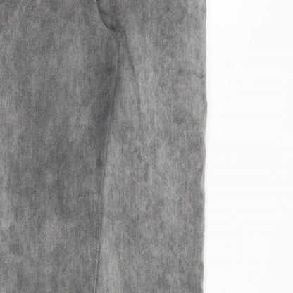 Womens UK Size 10 H&M Regular Fit Skinny Grey Jeans