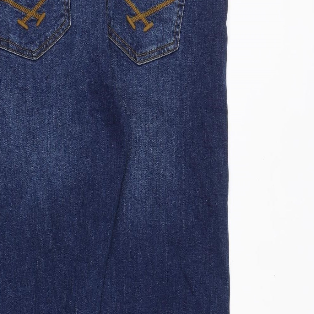 US Polo Assn. Mens Blue Cotton Straight Jeans Size 39 in Regular Zip