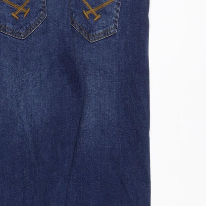 US Polo Assn. Mens Blue Cotton Straight Jeans Size 39 in Regular Zip