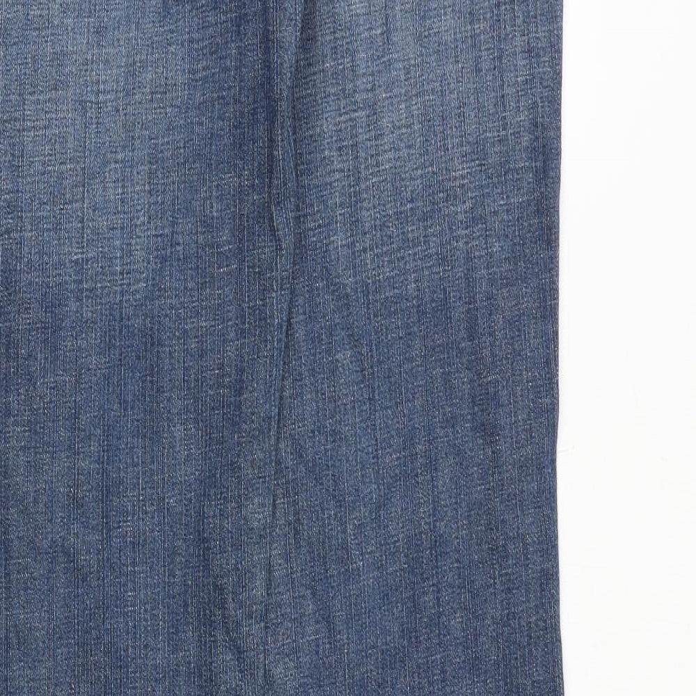 Womens UK Size 10 Warehouse Extra-Slim Fit Straight Blue Jeans