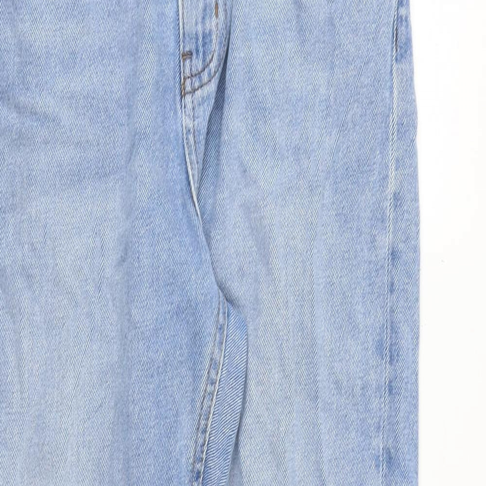 Only Womens Blue Cotton Straight Jeans Size 27 in Regular Zip