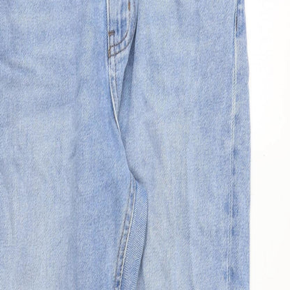 Only Womens Blue Cotton Straight Jeans Size 27 in Regular Zip