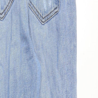 Only Womens Blue Cotton Straight Jeans Size 27 in Regular Zip