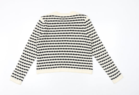 Womens UK Size M Marks and Spencer Black Pullover Jumper