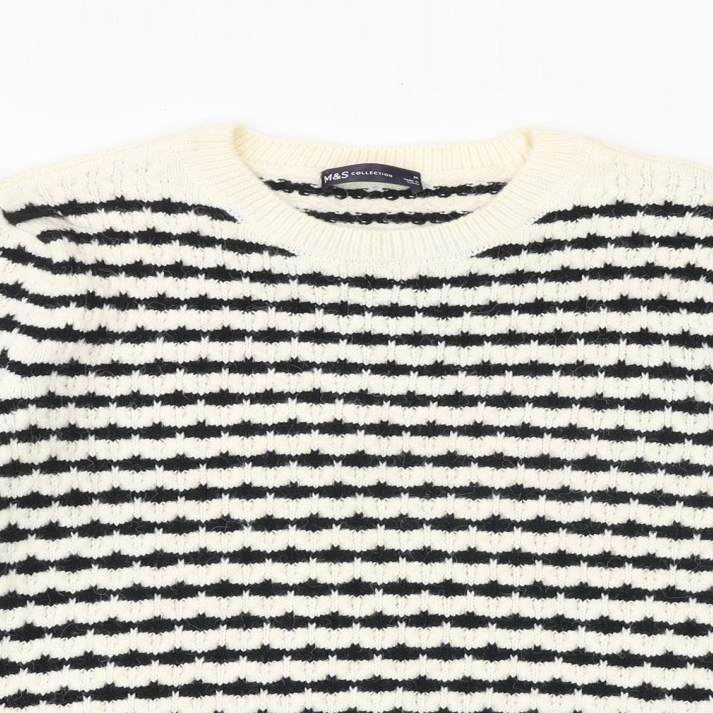 Womens UK Size M Marks and Spencer Black Pullover Jumper