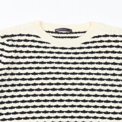 Womens UK Size M Marks and Spencer Black Pullover Jumper