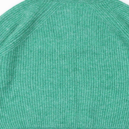 Womens UK Size L Marks and Spencer Green Pullover Jumper