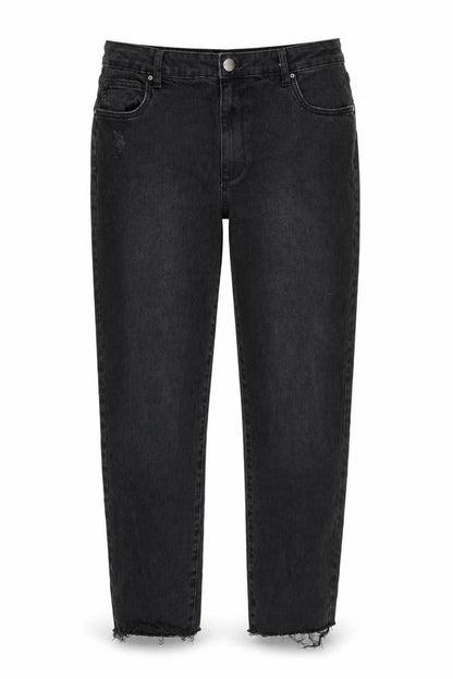 Womens UK Size 36 in Cotton On Regular Fit Straight Black Jeans
