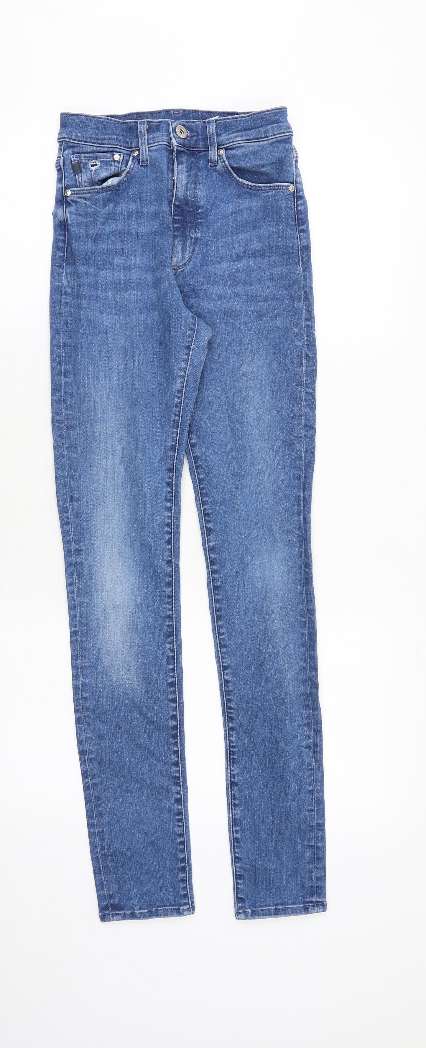 Womens UK Size 26 in H&M Slim Fit Skinny Blue Jeans