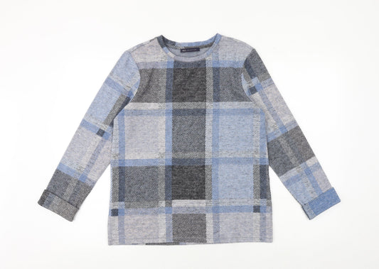 Womens UK Size S Marks and Spencer Blue Pullover Jumper