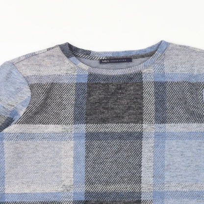 Womens UK Size S Marks and Spencer Blue Pullover Jumper