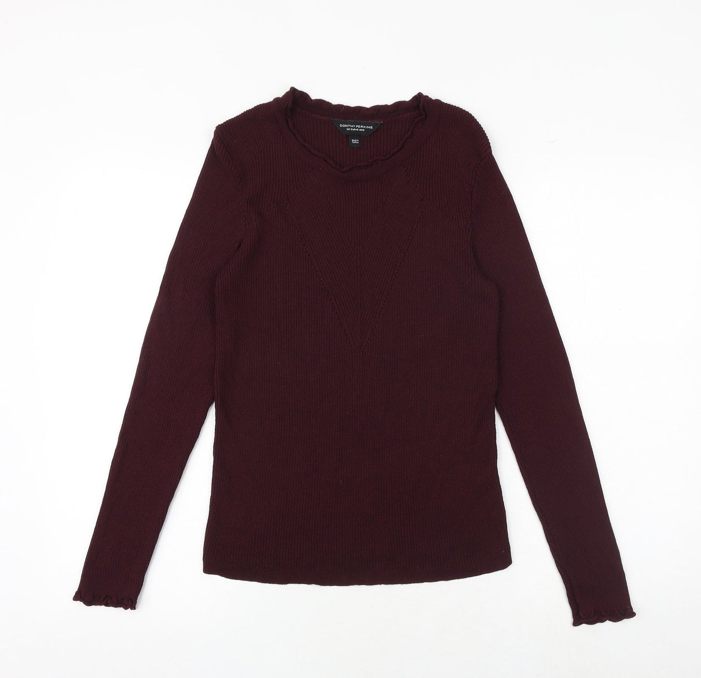 Womens UK Size 12 Dorothy Perkins Purple Pullover Jumper