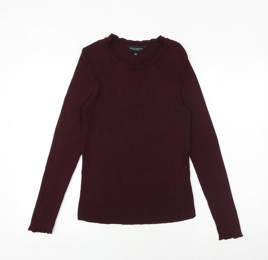 Womens UK Size 12 Dorothy Perkins Purple Pullover Jumper