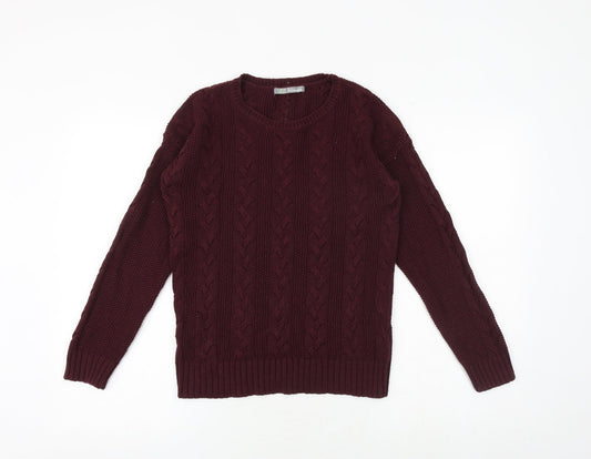 Womens UK Size 8 Marks and Spencer Purple Pullover Jumper
