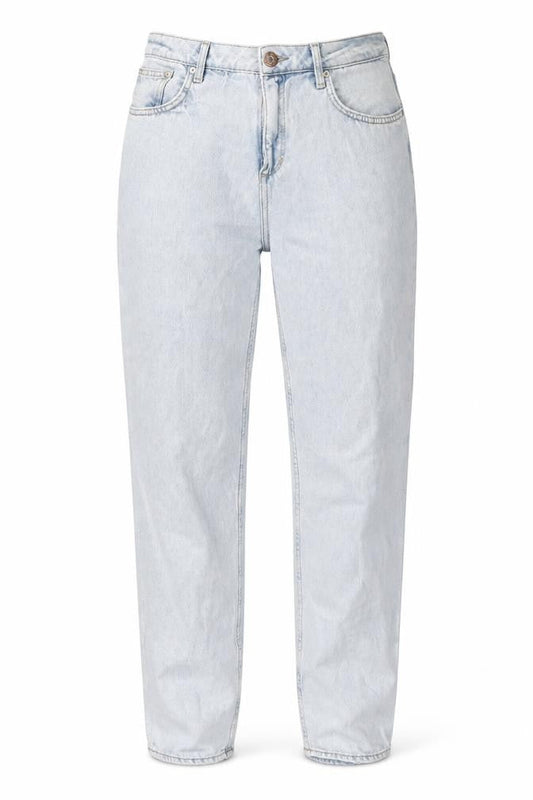 H&M Womens Blue Cotton Mom Jeans Size 29 in L30 in Regular Zip