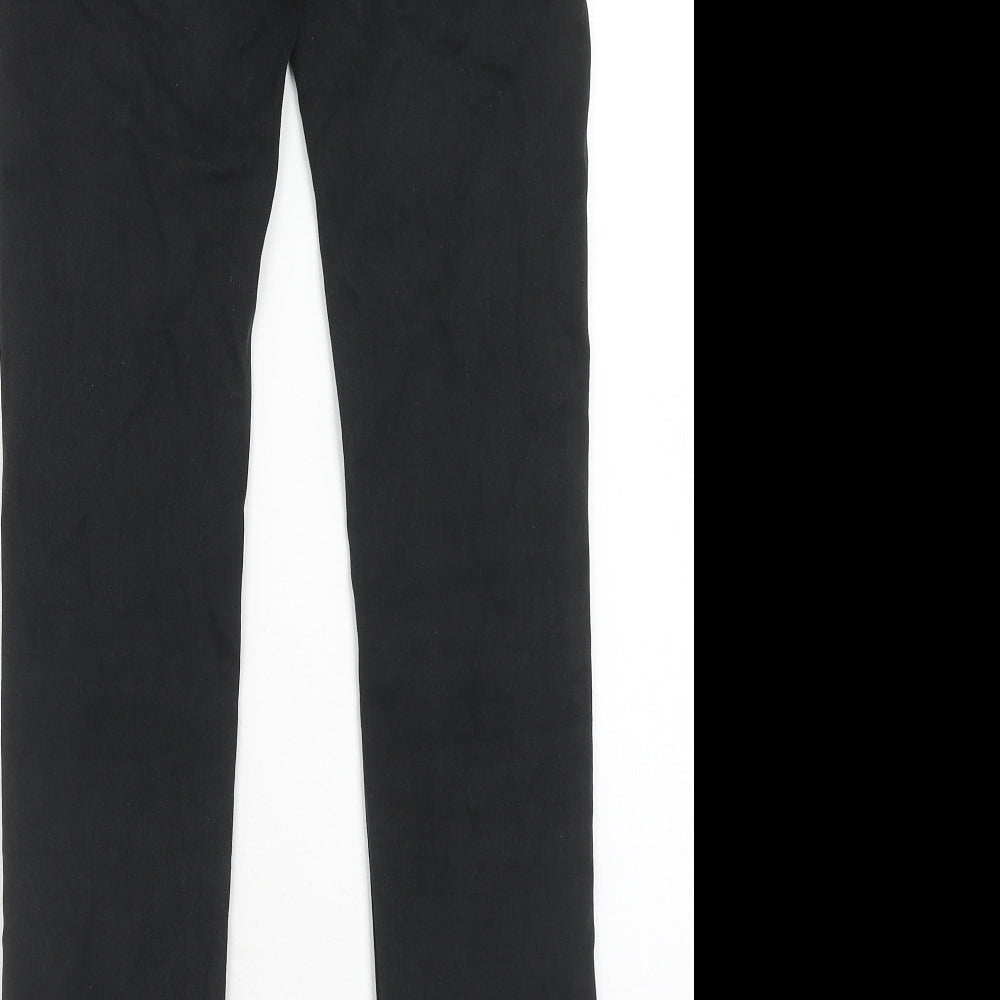 Uniqlo Womens Black Cotton Skinny Jeans Size 28 in Regular Zip