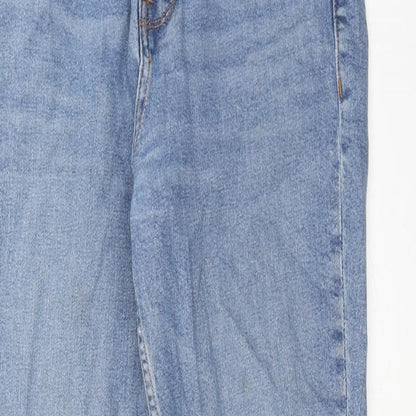 TOM TAILOR Womens Blue Cotton Skinny Jeans Size 25 in Regular Button