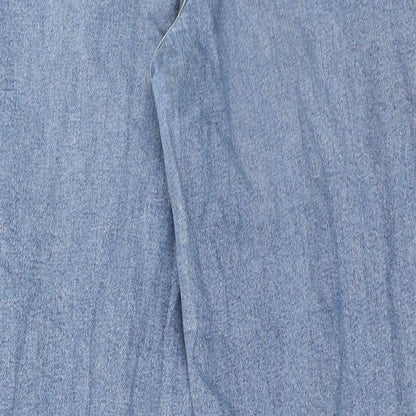 TOM TAILOR Womens Blue Cotton Skinny Jeans Size 25 in Regular Button