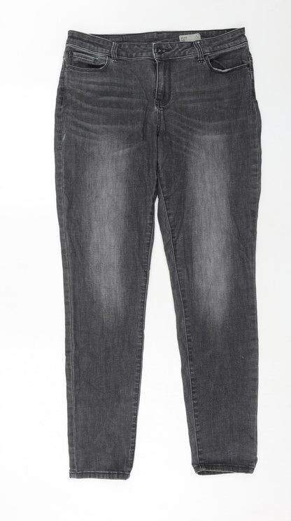 Womens UK Size 32 in VERO MODA Slim Fit Skinny Grey Jeans