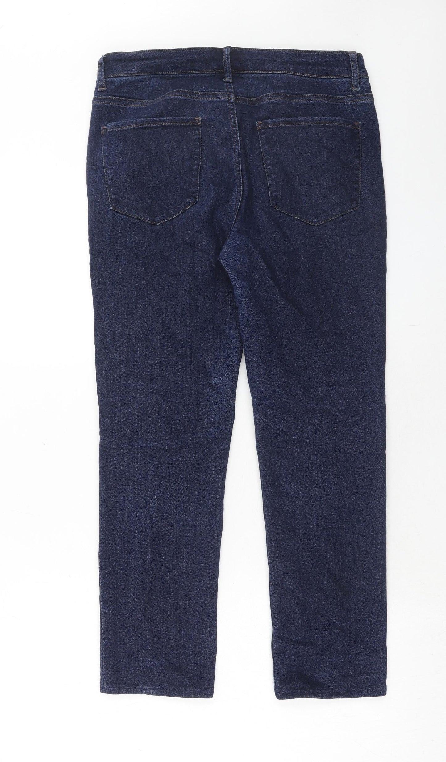 Womens UK Size 32 in Marks and Spencer Regular Fit Straight Blue Jeans
