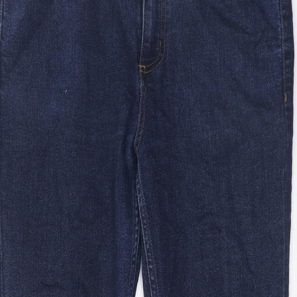 Womens UK Size 32 in Marks and Spencer Regular Fit Straight Blue Jeans