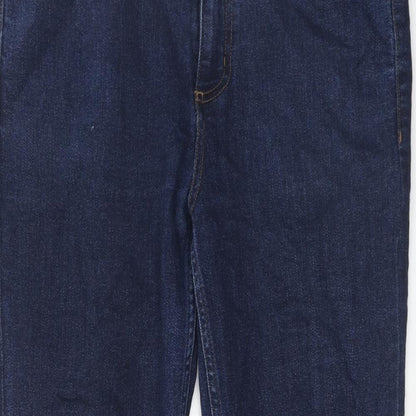 Womens UK Size 32 in Marks and Spencer Regular Fit Straight Blue Jeans