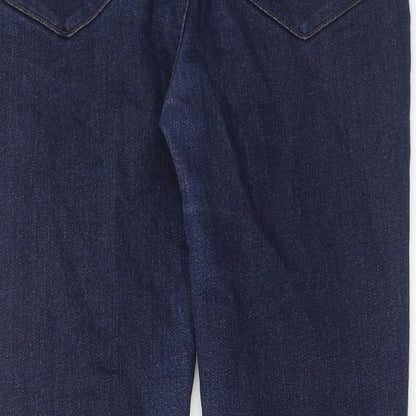 Womens UK Size 32 in Marks and Spencer Regular Fit Straight Blue Jeans