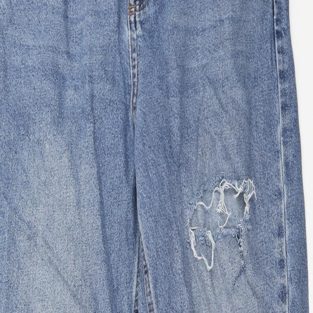 BDG Womens Blue Cotton Straight Jeans Size 28 in L32 in Regular Zip