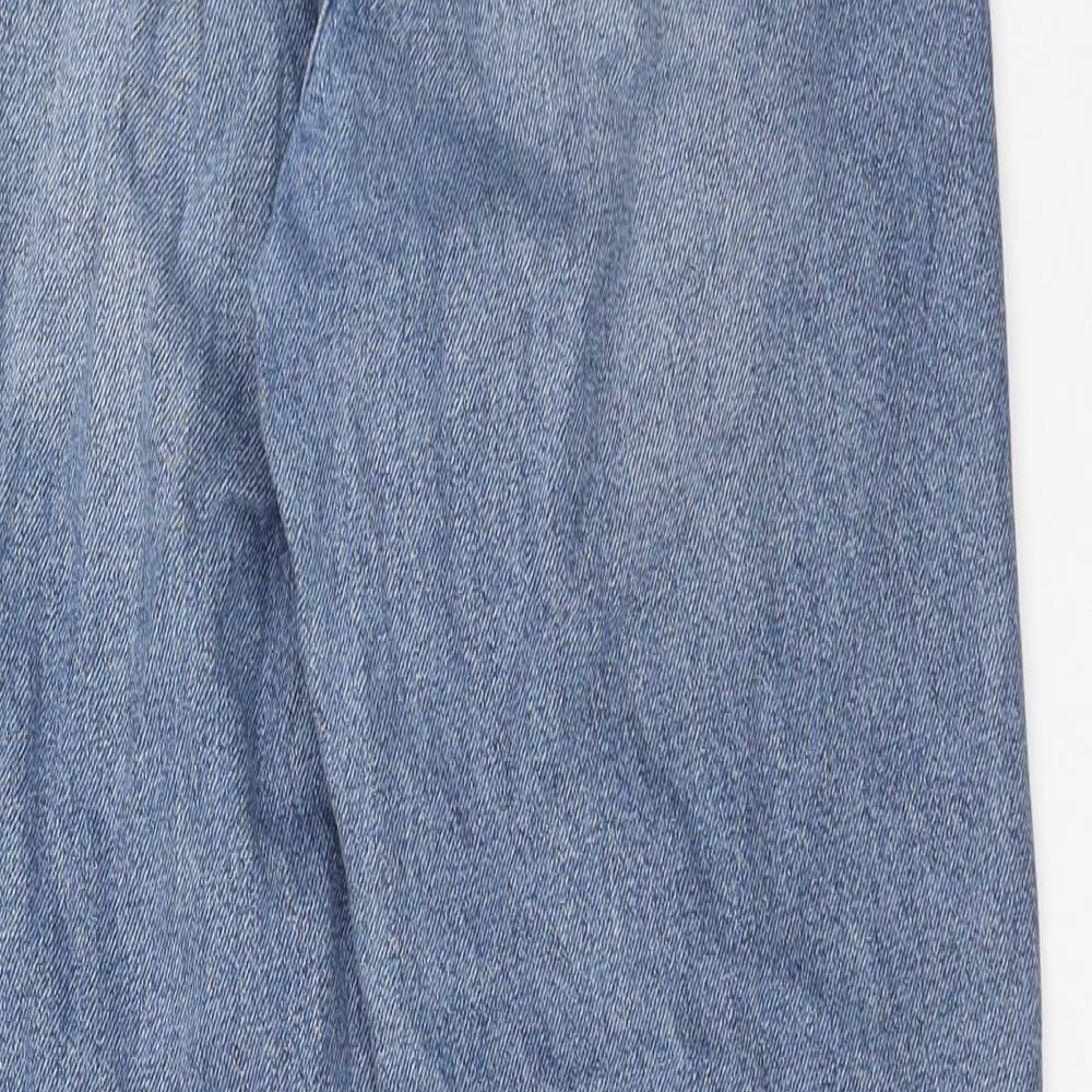 BDG Womens Blue Cotton Straight Jeans Size 28 in L32 in Regular Zip