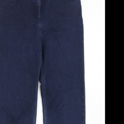 Womens UK Size 32 in Marks and Spencer Regular Fit Straight Blue Jeans