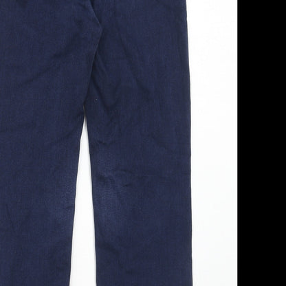 Womens UK Size 32 in Marks and Spencer Regular Fit Straight Blue Jeans