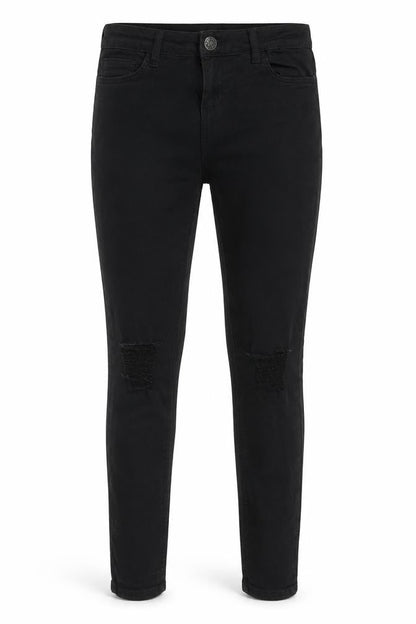 Womens UK Size 28 in Hera Regular Fit Skinny Black Jeans