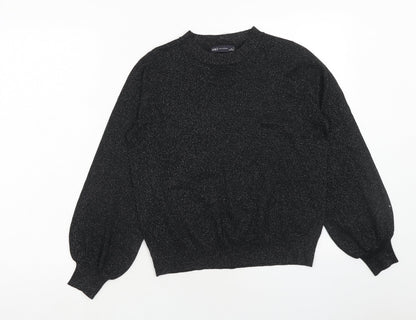 Womens UK Size S Marks and Spencer Black Pullover Jumper