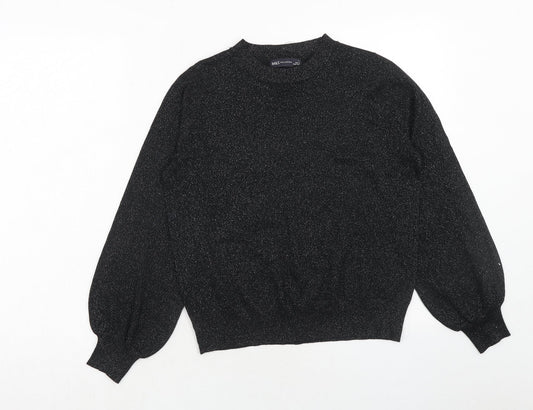 Womens UK Size S Marks and Spencer Black Pullover Jumper