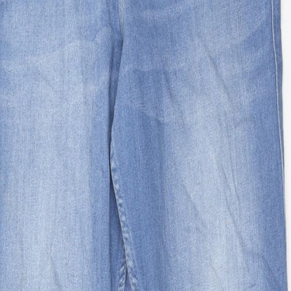 Hollister Womens Blue Cotton Jegging Jeans Size 28 in Regular Zip