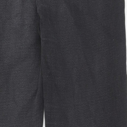 Lipsy Womens Grey Cotton Skinny Jeans Size 32 in Regular Zip