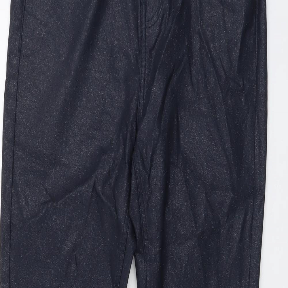 Womens UK Size 12 Marks and Spencer Regular Fit  Blue Trousers
