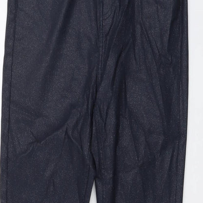Womens UK Size 12 Marks and Spencer Regular Fit  Blue Trousers