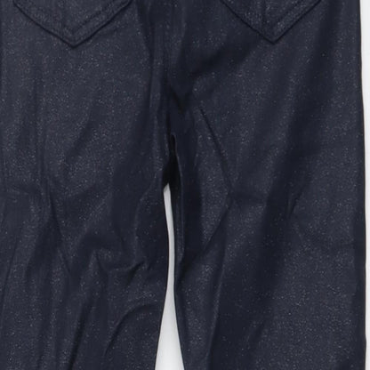 Womens UK Size 12 Marks and Spencer Regular Fit  Blue Trousers