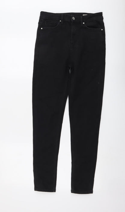 Womens UK Size 10 Marks and Spencer Regular Fit Skinny Black Jeans