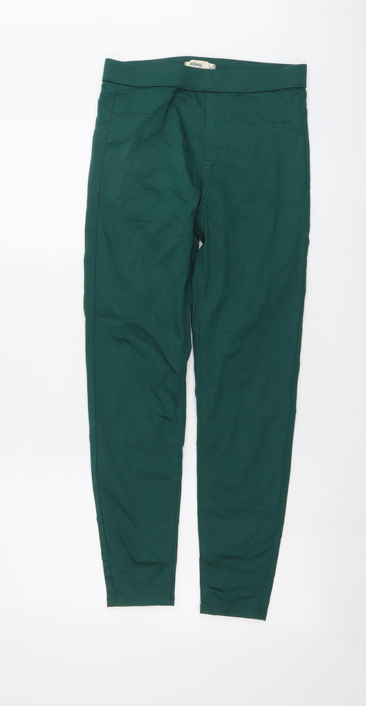 Womens UK Size 8 Marks and Spencer Regular Fit Jegging Green Jeans