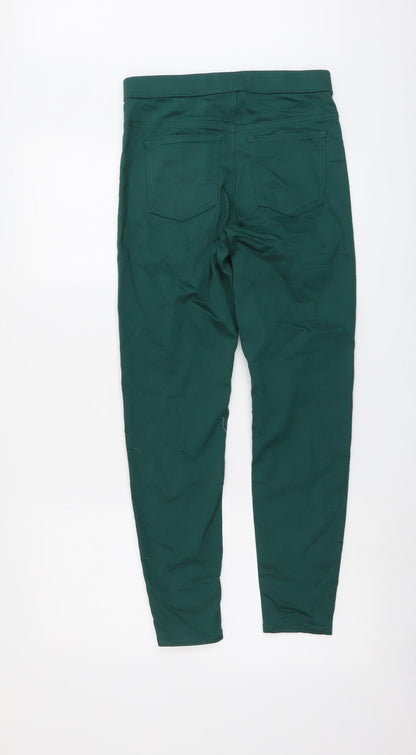 Womens UK Size 8 Marks and Spencer Regular Fit Jegging Green Jeans
