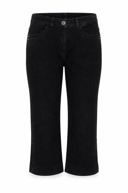 Womens UK Size 10 Marks and Spencer Regular Fit Straight Black Jeans