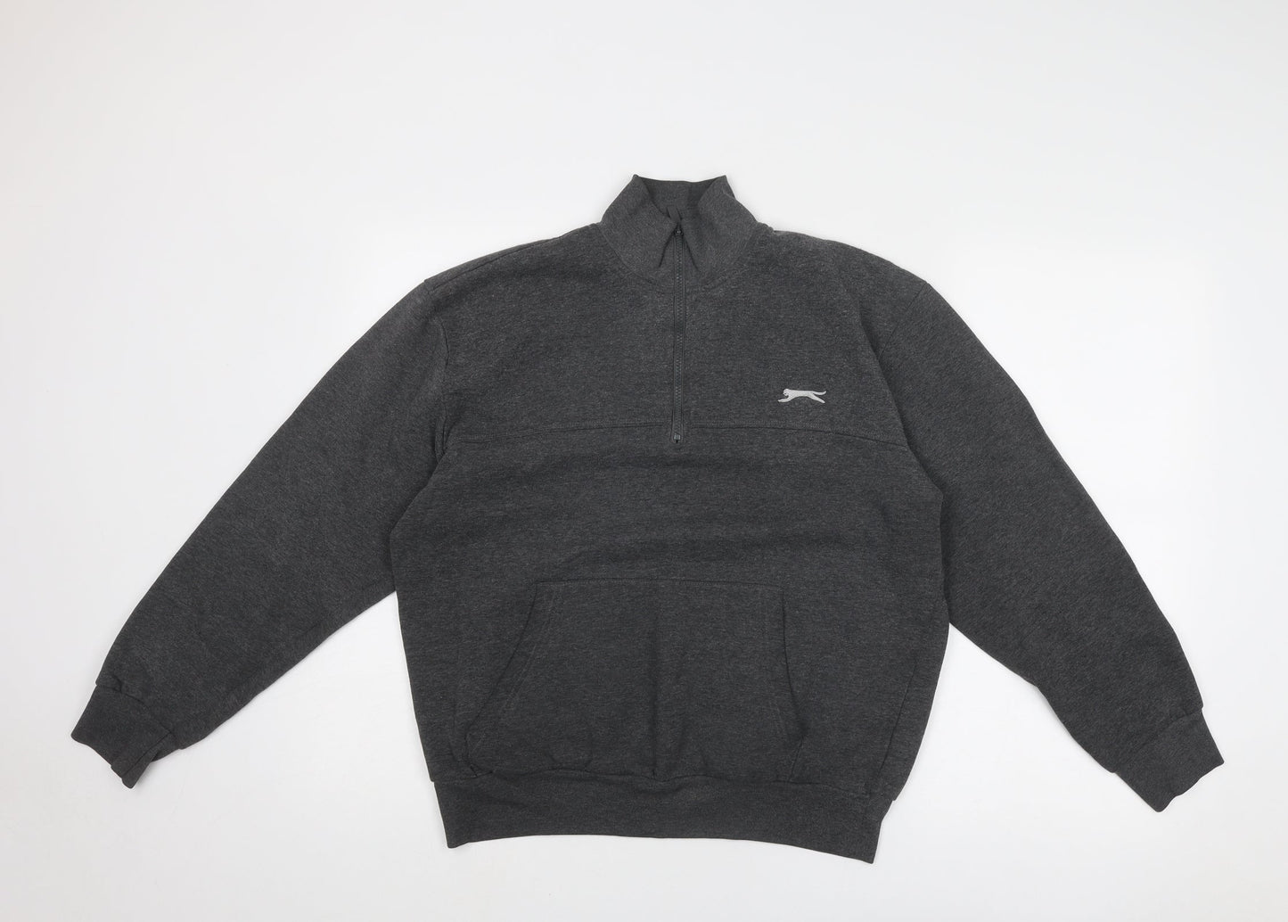 Mens UK Size L Slazenger Grey Pullover Sweatshirt