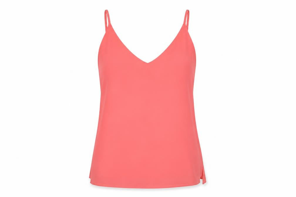 Womens UK Size 12 Topshop Pink Basic Tank