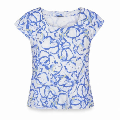 Womens UK Size 14 Alexara Blue Basic Blouse